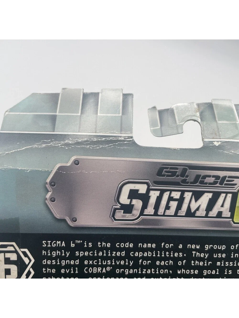 GI Joe Sigma 6 SNAKE EYES Night Ops Gear 8